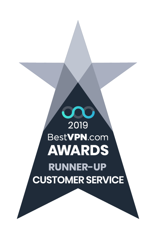 ProPrivacy.com Awards 2019 - Best Customer Service ProPrivacy.com Awards 2019 - Best Customer Service