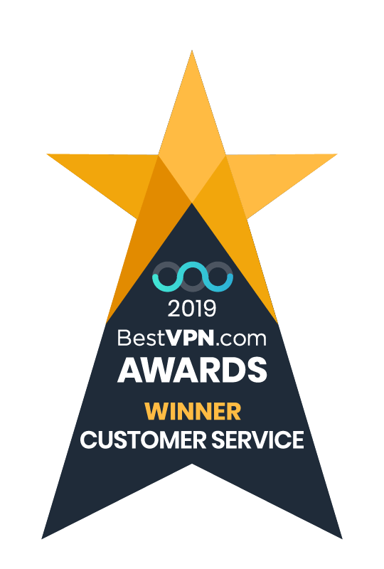 ProPrivacy.com Awards 2019 - Best Customer Service ProPrivacy.com Awards 2019 - Best Customer Service